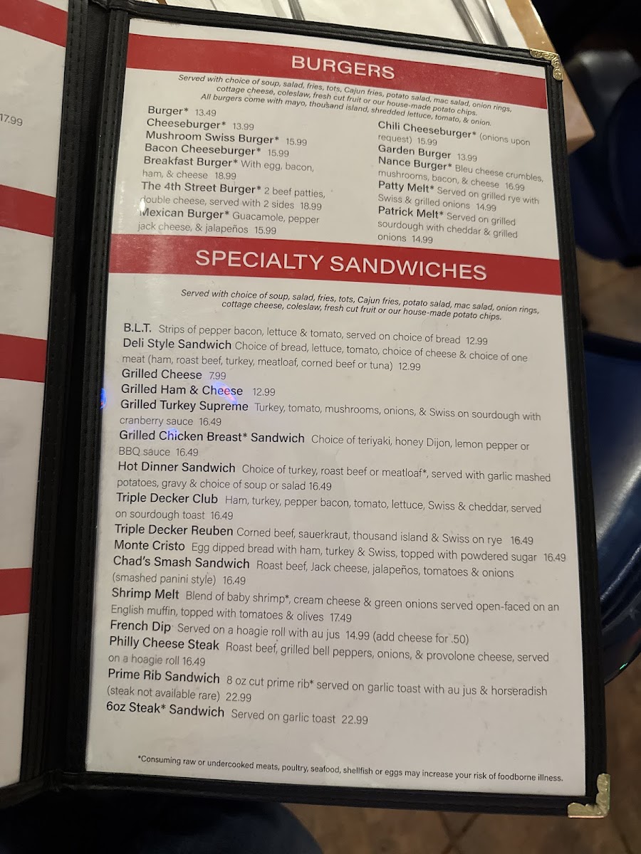 Tommy's 4th Street Bar & Grill Menu - Image 6
